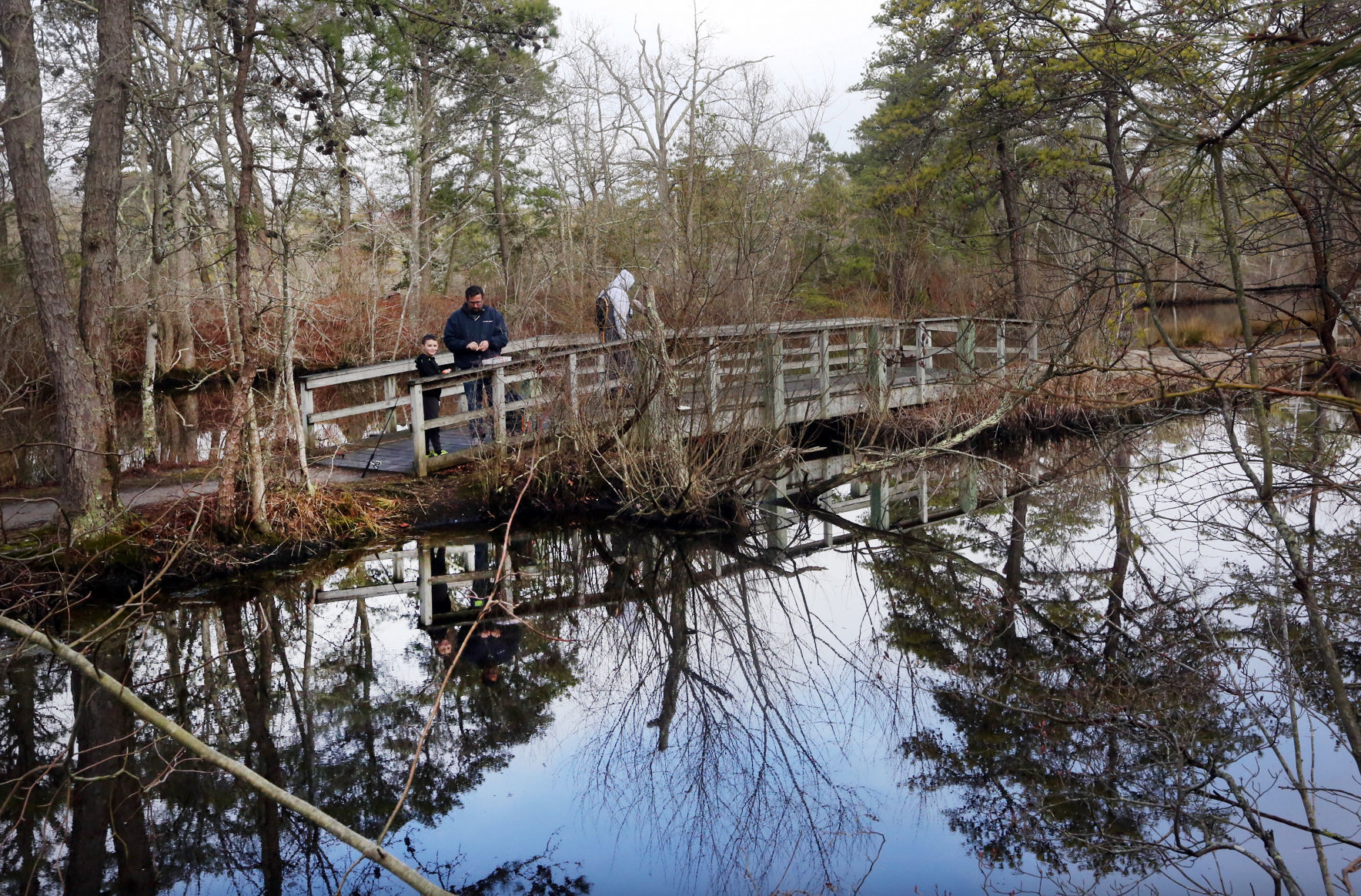 Trout fishing at Birch Grove